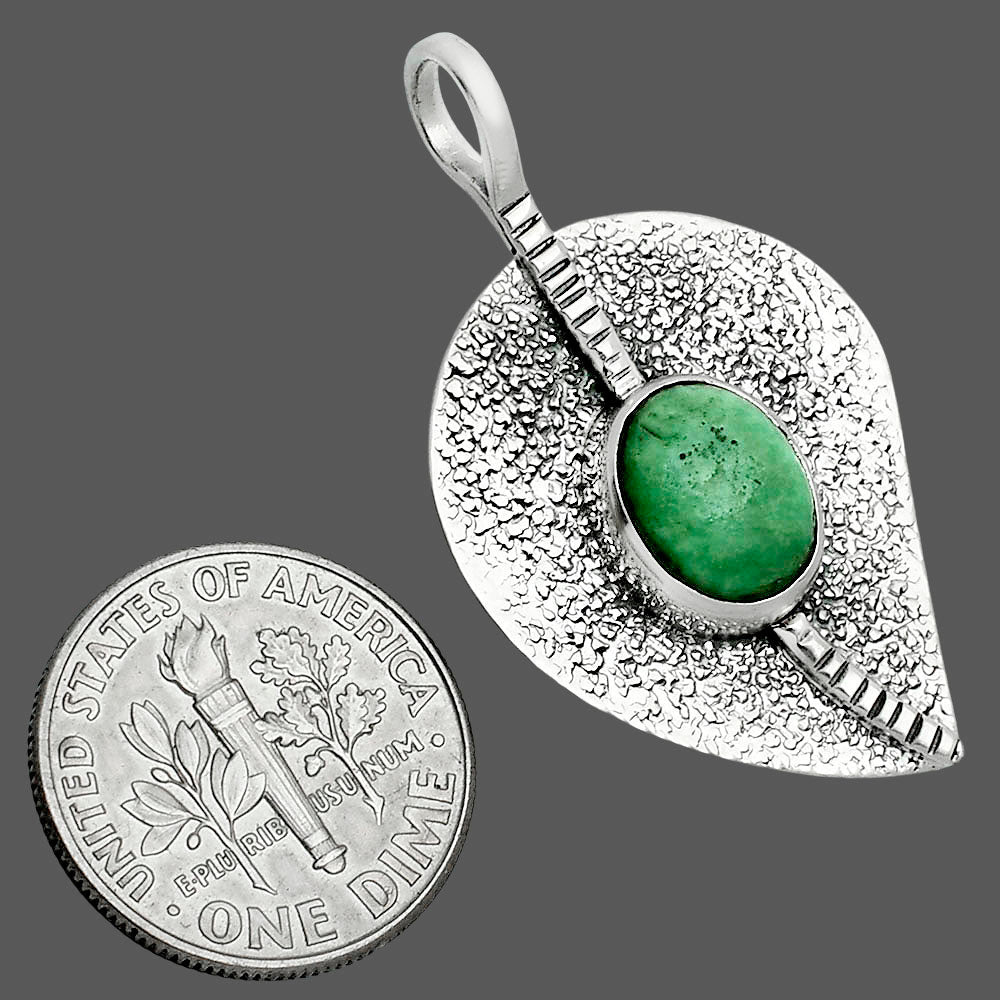 Natural Utah Variscite Pendant P-1218 SDP157411