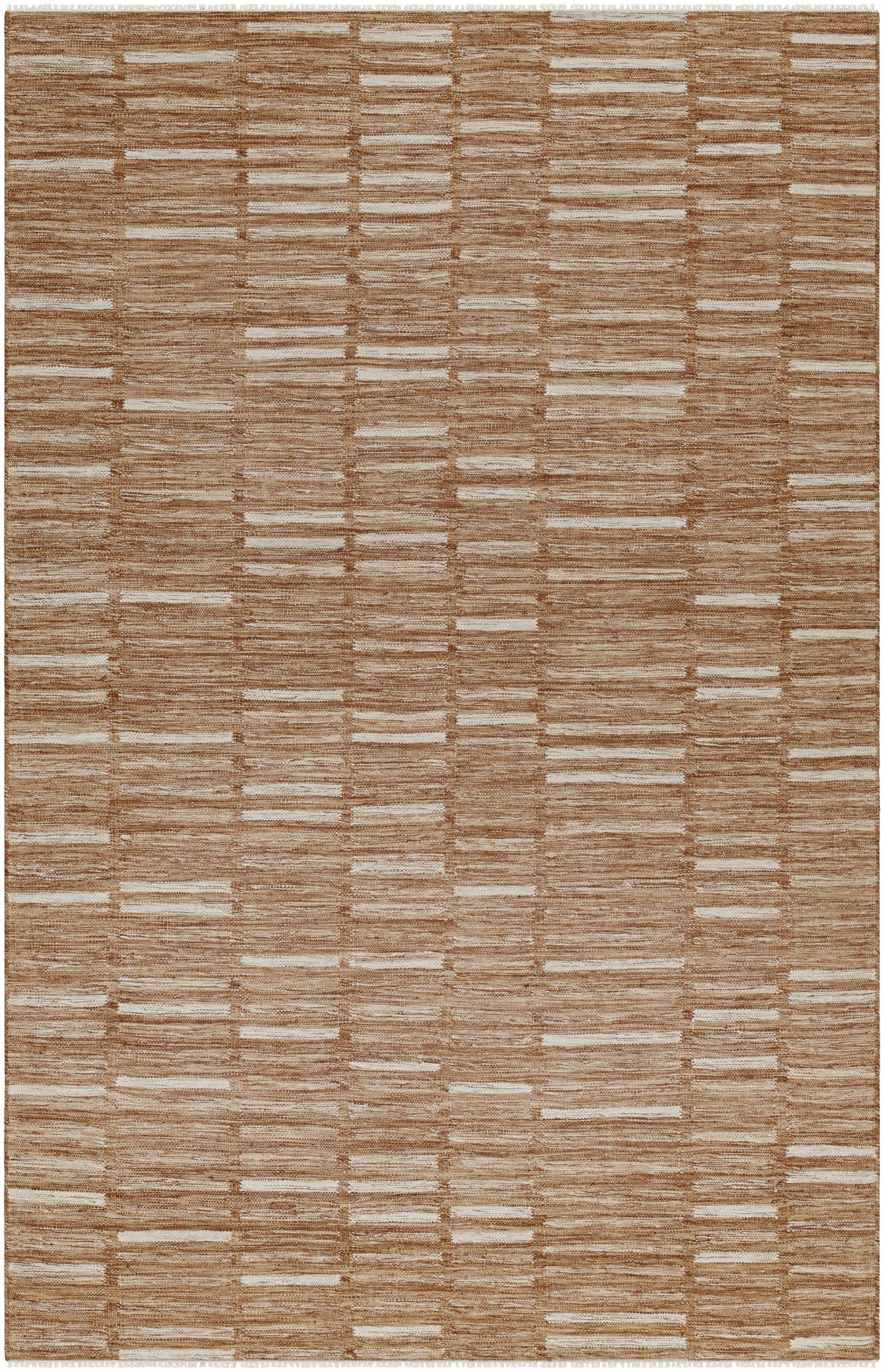 Sample Uheri Camel Checkered Area Rug