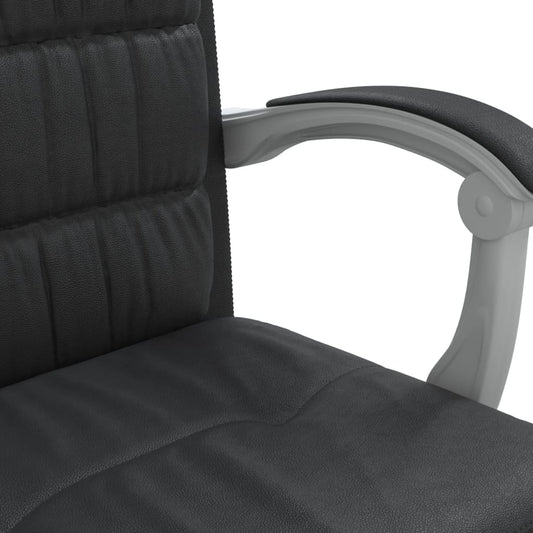 vidaXL Ergonomic Office Chair Reclining Office Executive Chair Faux Leather