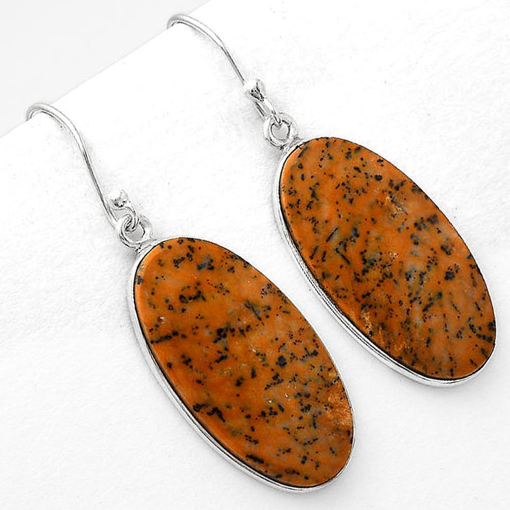 Natural Amethyst Sage Agate - Nevada Earrings E-1001 SDE50511