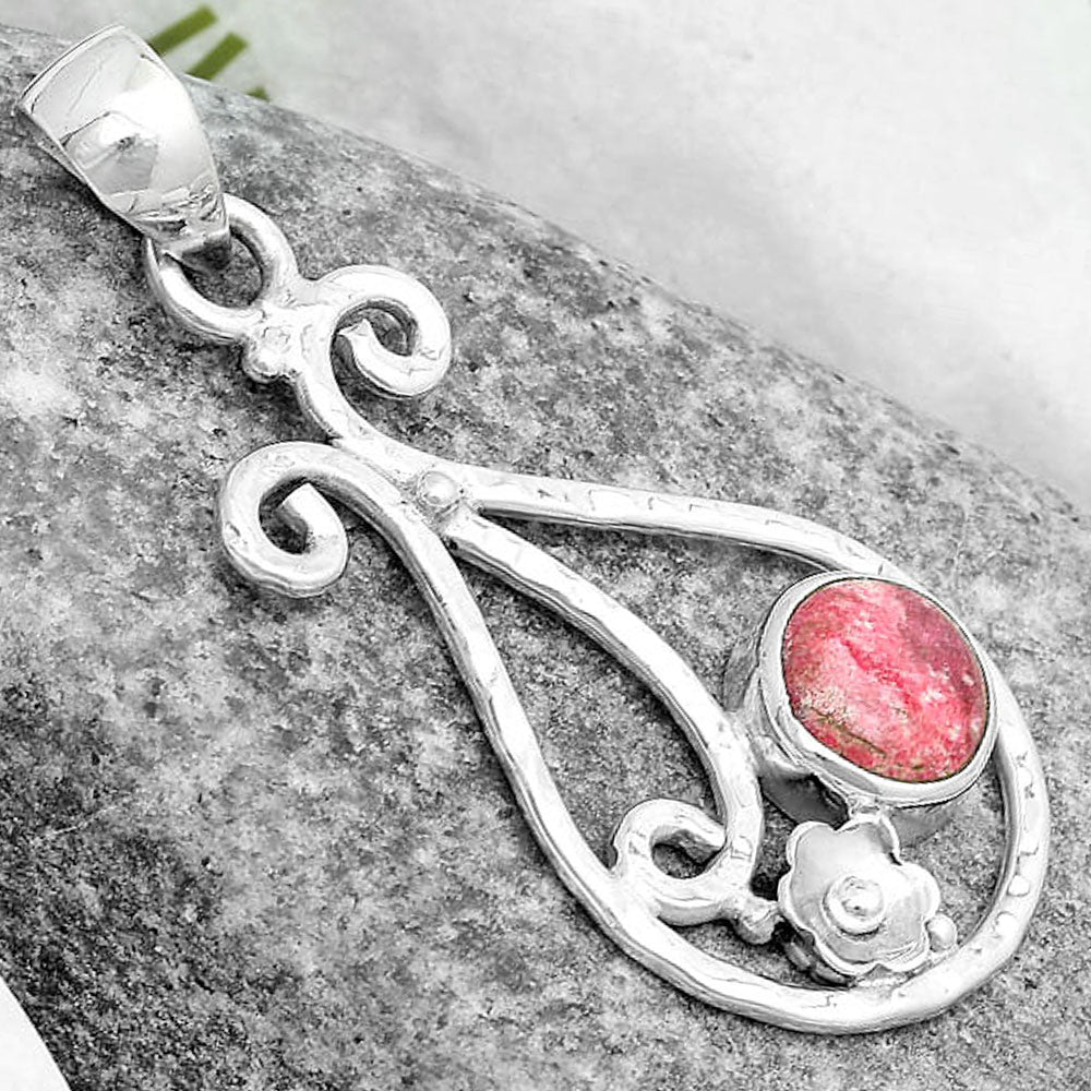 Natural Pink Thulite - Norway Pendant P-1714 SDP123873