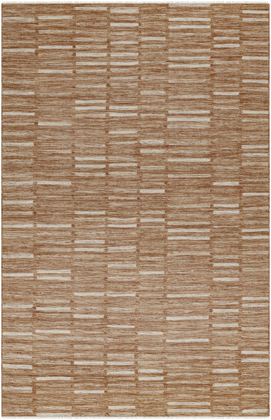 Sample Uheri Camel Checkered Area Rug