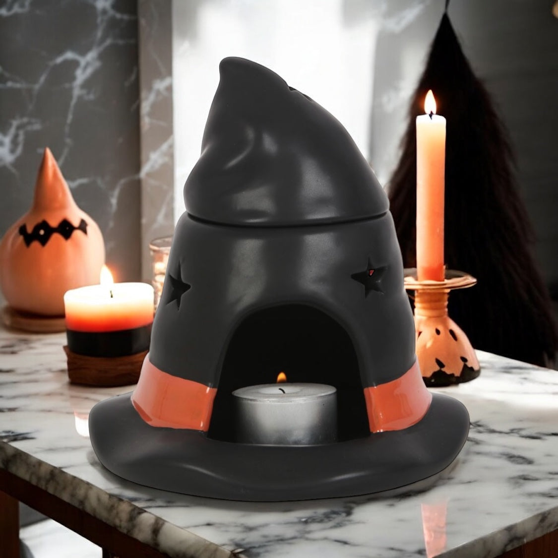 Halloween Witch Wizard Hat Wax Melt and Essential Oil Warmer